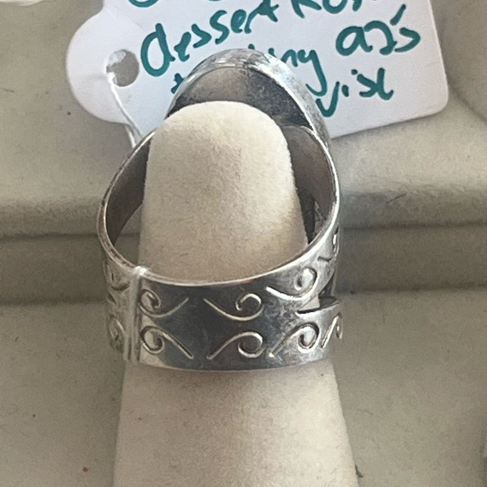 Turquoise 925 Silver Statement Ring By Jay King D… - image 3